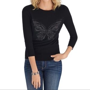 White House Black Market cashmere sweater XS